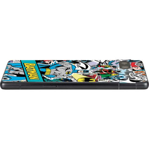 DC Comics Batman Vintage Pose Collage Art Google Pixel 7a Skin